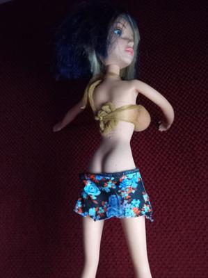 Sexy Big Tits Milf Boneca Usa Mini Curto Sexy Detalhe