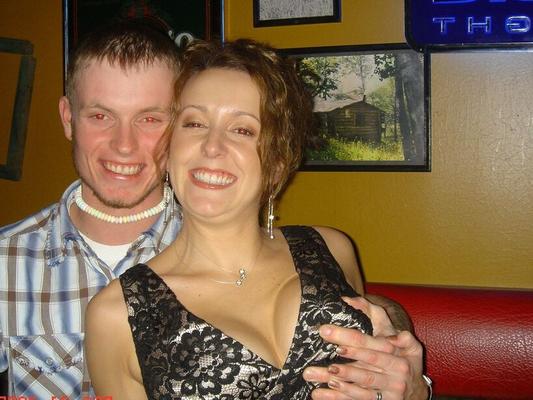 Groping mature tits