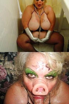 Altes fettes Schwein Ruth