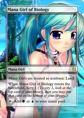 Sexy MTG-Proxies: Mana Girls