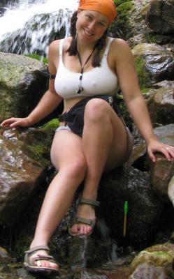 Teresa caminante desnuda