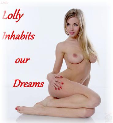 Natürlich vollbusiges Lolly-Nacktfotoshooting