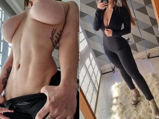 Beleza sexy e de corpo duro