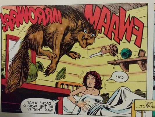Une femme sexy rencontre Hulk