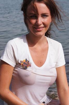 T-Shirt Mouillé Miel