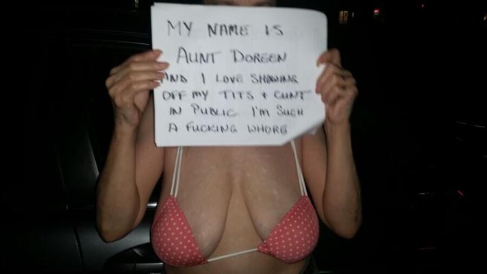 Tante Doreen gibt an