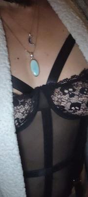 A-Transparenter Spitzen-Body-Dessous