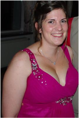 here she is- big boobs and cleavage