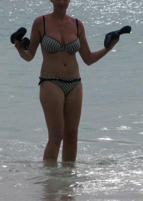 Meine Frau Silvana im Bikini