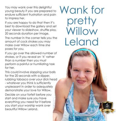 ADORAÇÃO PUNHETA PARA WILLOW LELAND
