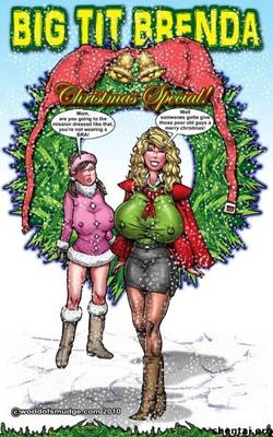 Big Tit Brenda e o presente de Natal