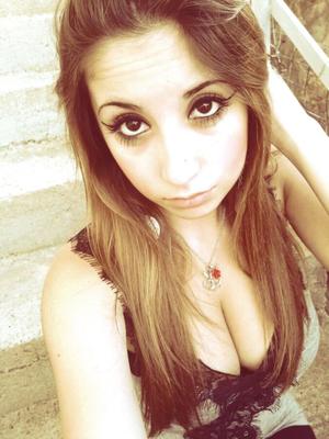 Busty girlfriend cleavage