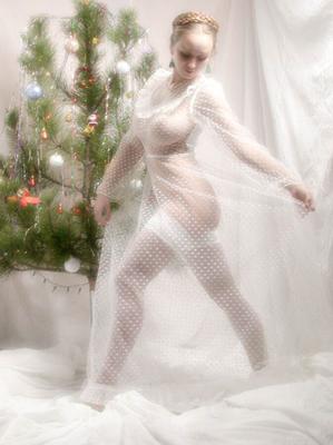 La preciosa Anelie y sus fantásticas tetas - pequeño set de Navidad tardía