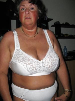 Wife Verena wears white underwear