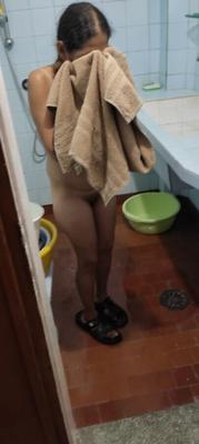 après la douche