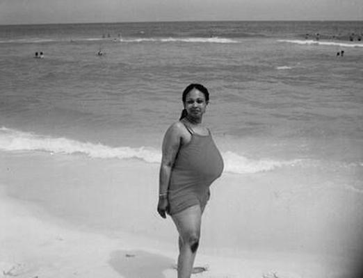 Maminha Grande Menina Negra