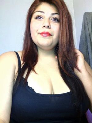 bbw latina big tits slut showing cleavage