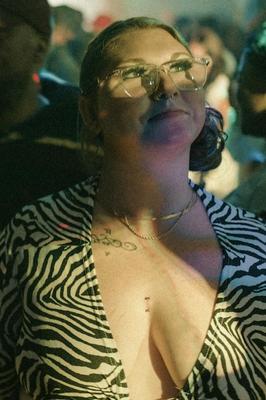Cute BBW with big & tits at the club