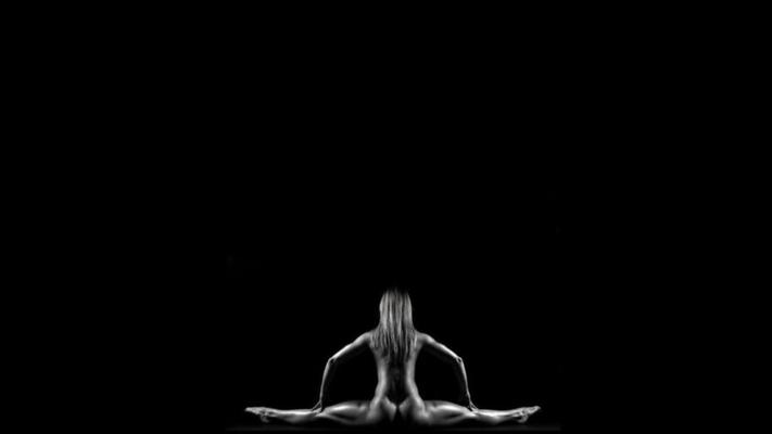 Fondo De Pantalla Desnudo Fondo Negro