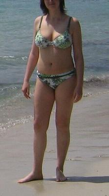 Meu pau duro Frau Silvana em Bikini e Urlaub