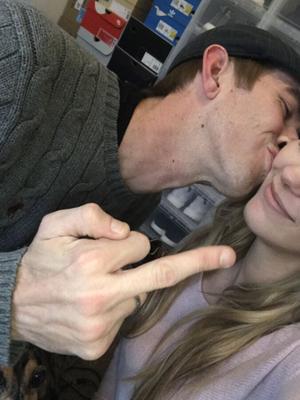 Amateur Couple Taking Selfies