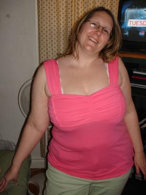 Milf jackie nueva camisa rosa