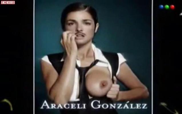 Actrice, animatrice de télévision et mannequin argentine nue Araceli Gonzalez