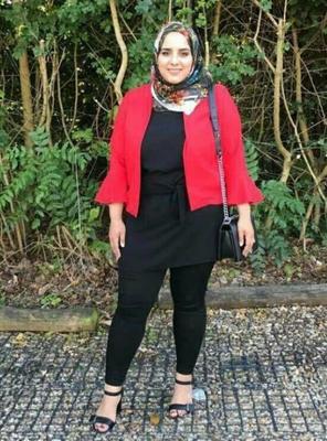 Busty hijabi milf
