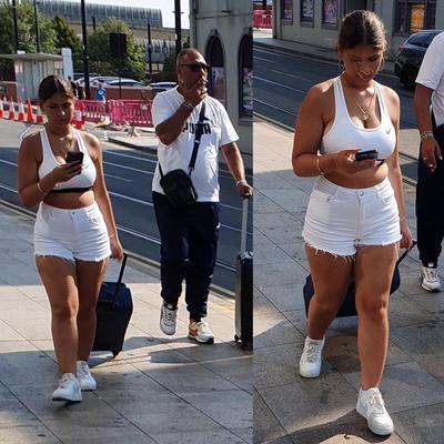 [Candid] Daddy 's Big Titty und Ass Daughter