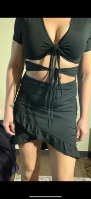 セクシーなホットスリムな巨乳女
