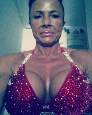 MILJANA PAVKOVIC Croatian IFBB with immense Boobs