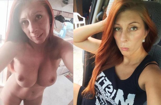 Amateur women from the net dressed & undressed 