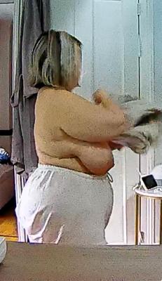 Nicht bewusstes BBW -Frau