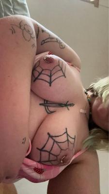 Spyder Tattoo on Titts 