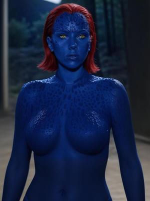 Scarlett Johansson Mystique A.I.