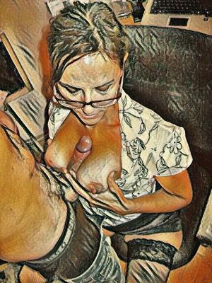 Liebe Titfucking