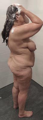Spy my BBW showering