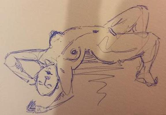 nude female drawings
