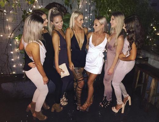 Mix of American College Sluts and Aussie Uni Sluts or Bimbos 
