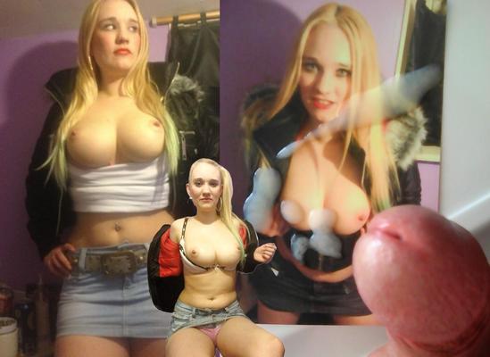 Becca uk süße große Titten Blonde rasierte Muschi Tribut