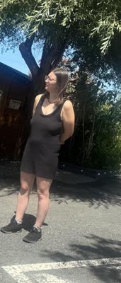 Braless teen 