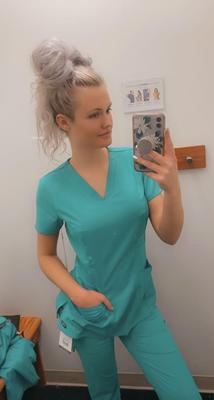 Rachel is a horny nurse.