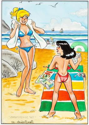Cartoons aus verschiedenen Vintage -Erwachsenenmagazinen.