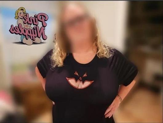 BBW pink nipples gran