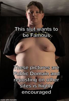 Trans slut wants to be famous