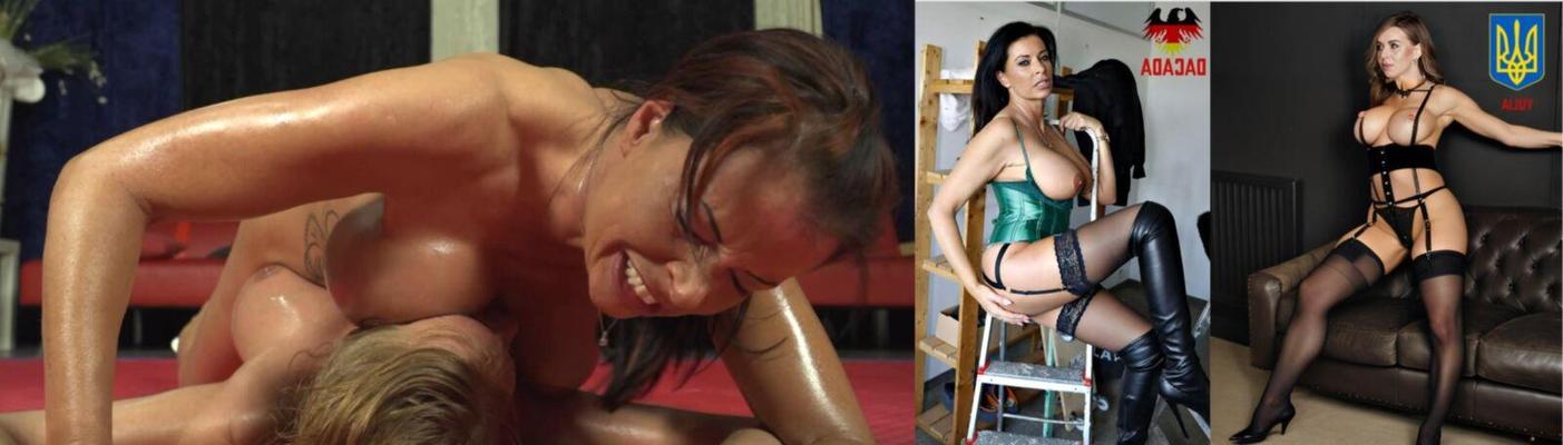 Dacada (Deutschland) gegen Julia M (Ukraine) Topless Lesbe